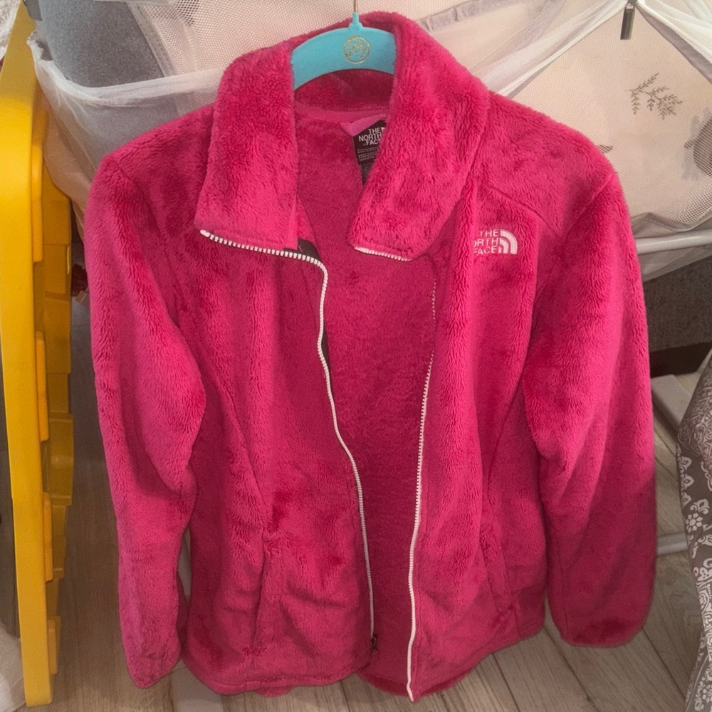 The North Face Women's Vibrant Pink Teddy Jacket